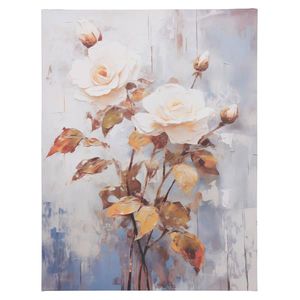 MALBA NA PLÁTNĚ, květiny, 60/80 cm obraz