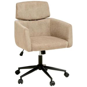 MID.YOU OTOČNÁ ŽIDLE, mikrovlákno, hnědá obraz