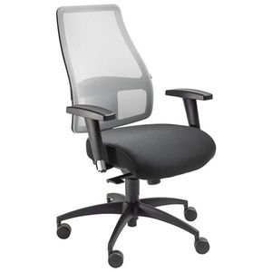 Topstar OTOČNÁ ŽIDLE, plochá tkanina, šedá, černá obraz