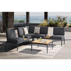 Ambia Garden TERASOVÁ SEDACÍ SOUPRAVA 4dílné, kov, plast, textil obraz