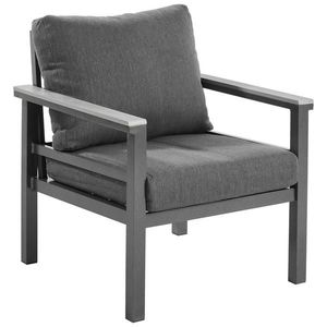 Amatio KŘESLO NA TERASU, kov, plast, textil obraz