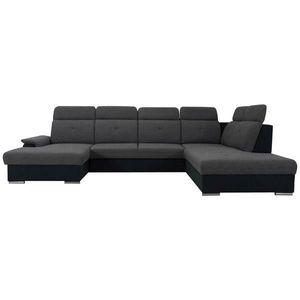 Cantus SEDACÍ SOUPRAVA, textil, černá, tmavě šedá obraz