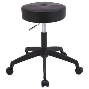 Carryhome KANCELÁŘSKÁ STOLIČKA vzhled kůže černá, barvy stříbra obraz