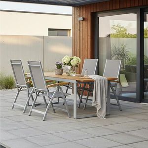 Gardenson ZAHRADNÍ SESTAVA dřevo, kov, textil obraz