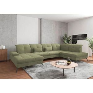 Sit & More SEDACÍ SOUPRAVA, textil, světle zelená obraz