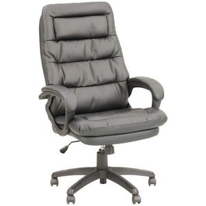 MID.YOU KANCELÁŘSKÉ KŘESLO, vzhled kůže, černá obraz