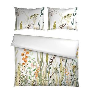 Esposa OBOUSTRANNÉ POVLEČENÍ, satén, zelená, 200/200 cm obraz