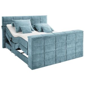 Carryhome POSTEL BOXSPRING, 180/200 cm, modrá obraz