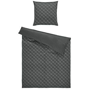 Joop! OBOUSTRANNÉ POVLEČENÍ, makosatén, barvy grafitu, 135/200 cm obraz
