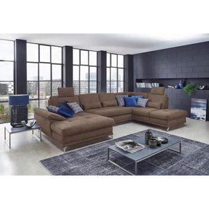 Sit & More SEDACÍ SOUPRAVA, textil, šedohnědá obraz