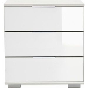 Carryhome NOČNÍ STOLEK, bílá, 52/58/38 cm obraz