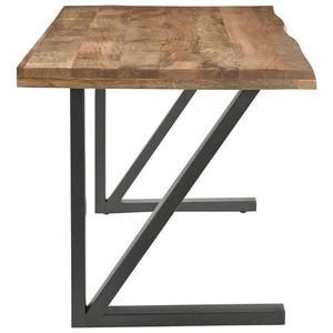 Livetastic PSACÍ STŮL, přírodní barvy, černá, 140/76/80 cm obraz