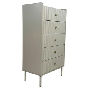 Xora KOMODA, barvy dubu, světle šedá, 70/121, 6/40 cm obraz