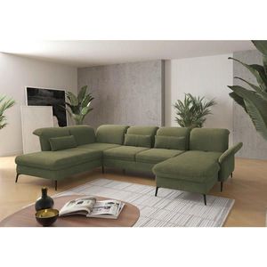 Sit & More SEDACÍ SOUPRAVA, textil, světle zelená obraz