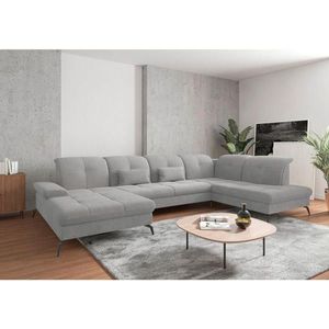 Sit & More SEDACÍ SOUPRAVA, textil, světle šedá obraz