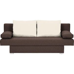 Carryhome ROZKLÁDACÍ POHOVKA, textil, hnědá, přírodní barvy obraz