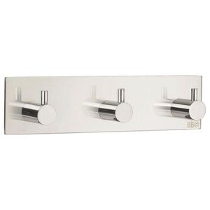 LIŠTA S HÁČKY, barvy nerez oceli obraz