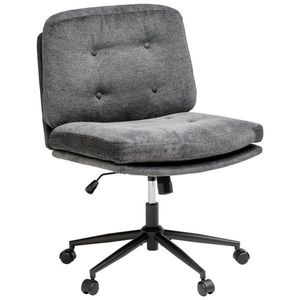 MID.YOU OTOČNÁ ŽIDLE, mikrovlákno, šedá obraz