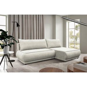 MID.YOU ROHOVÁ SEDAČKA, textil, krémová obraz