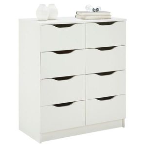 MID.YOU KOMODA, bílá, 80/91/40 cm obraz