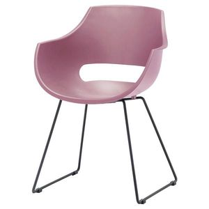 Livetastic ŽIDLE S PODRUČKAMI, ocel, růžová, černá obraz