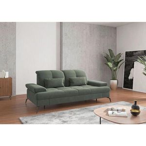 Sit & More TŘÍMÍSTNÁ POHOVKA, textil, zelená obraz