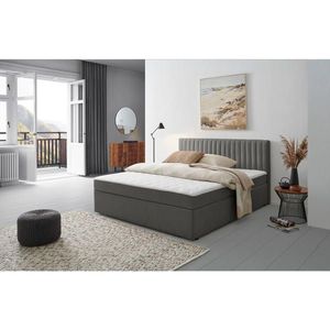 MID.YOU AMERICKÁ POSTEL, 160/200 cm, tmavě šedá obraz