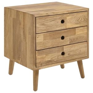 NOČNÍ STOLEK, dub, barvy dubu, 42/45/35 cm obraz
