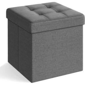 SEDACÍ BOX, textil, kompozitní dřevo, 38/38/38 cm obraz