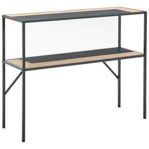 MID.YOU KONZOLOVÝ STOLEK, jedle, přírodní barvy, černá, 100/79/35 cm obraz