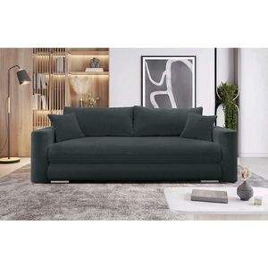 MID.YOU ROZKLÁDACÍ POHOVKA, textil, tmavě šedá obraz