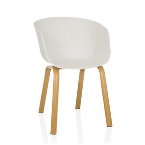 MID.YOU ŽIDLE S PODRUČKAMI, bílá obraz