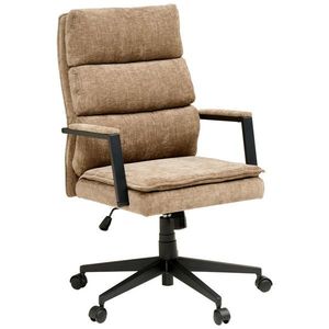 MID.YOU KANCELÁŘSKÉ KŘESLO, tkaná látka, hnědá obraz