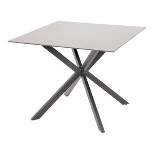 ZAHRADNÍ STŮL, kov, sklo, 90/90/73 cm obraz