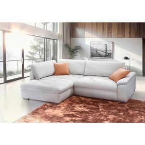 Livetastic ROHOVÁ SEDAČKA, textil, bílá obraz