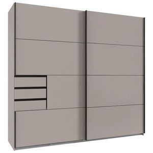 MID.YOU SKŘÍŇ S POSUVNÝMI DVEŘMI, béžová, šedobéžová, 225/210/64 cm obraz