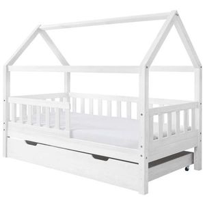 MID.YOU DĚTSKÁ POSTEL SE STŘÍŠKOU, 80/160 cm, bílá obraz