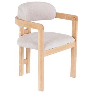 MID.YOU ŽIDLE S PODRUČKAMI, vzhled lnu, barvy dubu, světle hnědá obraz