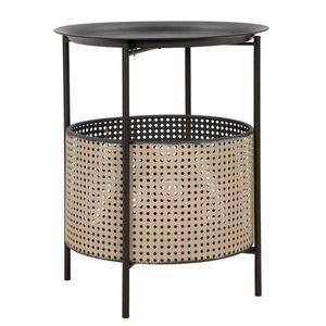 KONFERENČNÍ STOLEK, černá, barvy zlata, kov, 40/50 cm obraz