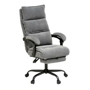 MID.YOU OTOČNÁ ŽIDLE, manšestr, šedá obraz