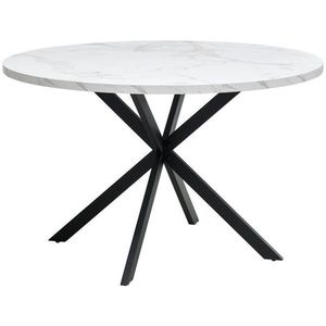 MID.YOU JÍDELNÍ STŮL, černá, bílá, 120/120/75 cm obraz