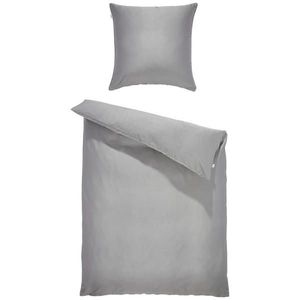 Schöner Wohnen POVLEČENÍ, satén, šedá, 135/200 cm obraz