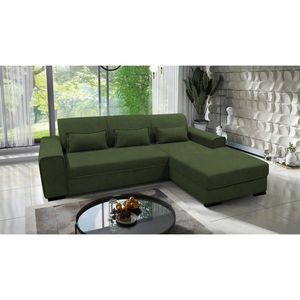 MID.YOU ROHOVÁ SEDAČKA, textil, zelená obraz