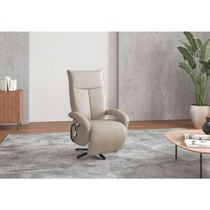 Sit & More KŘESLO, textil, šedohnědá obraz