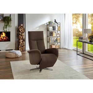 Sit & More RELAXAČNÍ KŘESLO, textil, tmavě hnědá obraz