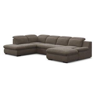 Welnova SEDACÍ SOUPRAVA, textil, šedá obraz