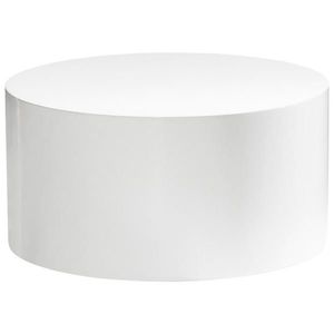 Livetastic KONFERENČNÍ STOLEK, vysoce lesklá bílá, kompozitní dřevo, 60/60/30 cm obraz