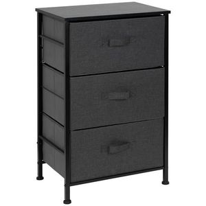 PBJ KOMODA, černá, tmavě šedá, 45/71.5/30 cm obraz