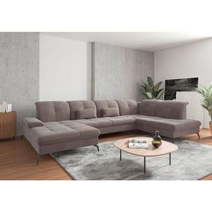 Sit & More SEDACÍ SOUPRAVA, textil, šedohnědá obraz