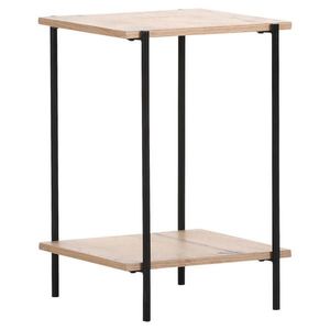 Landscape ODKLÁDACÍ STOLEK, dub, černá, barvy dubu obraz